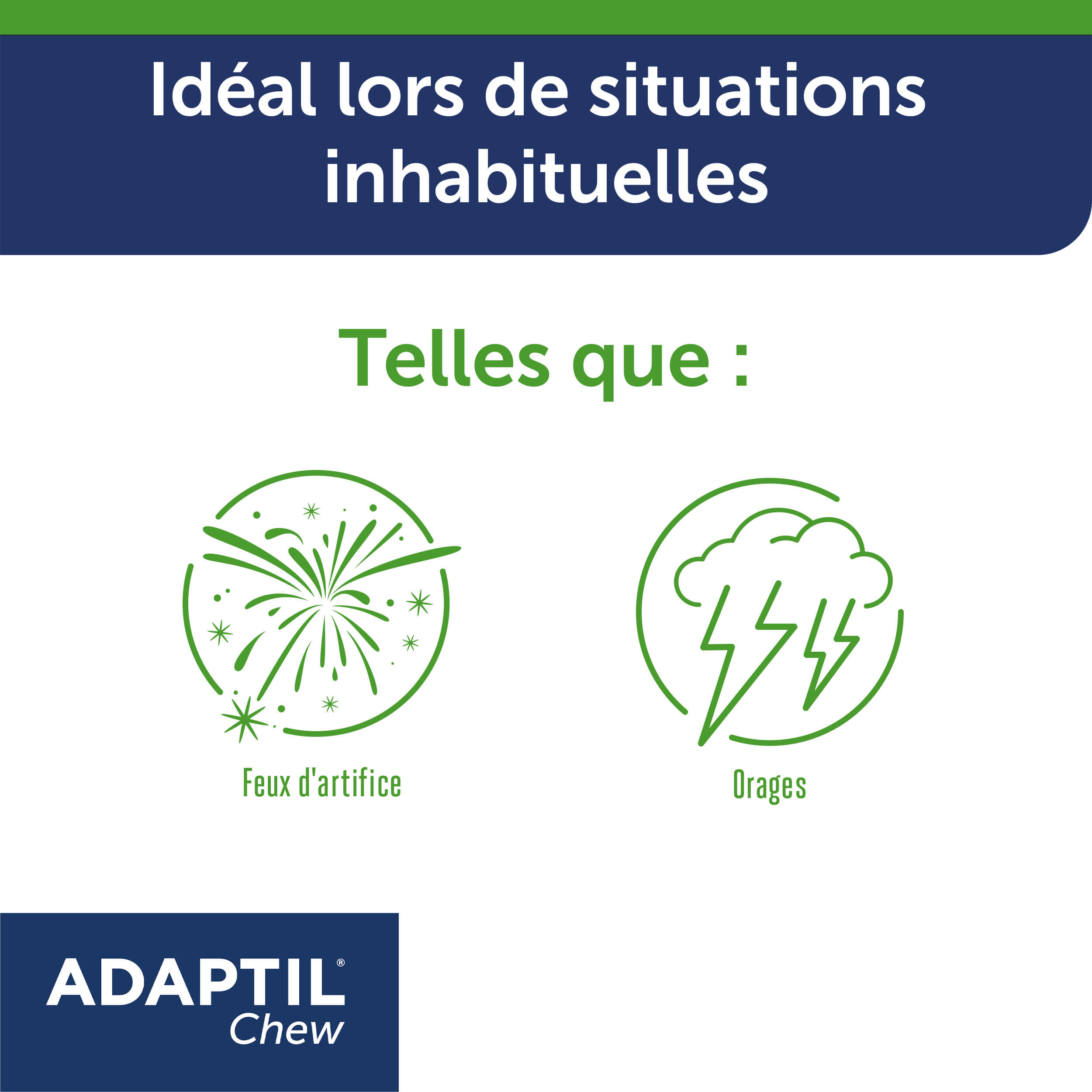 Bouchées anti-stress pour chiens ADAPTIL Chew